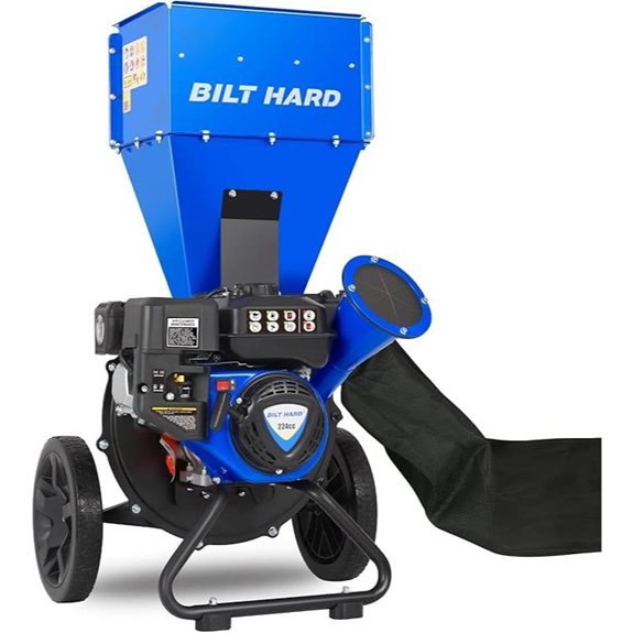 BILT HARD Gas Powered Wood Chipper (7.5 HP)