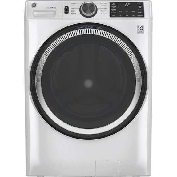 GE 28-Inch Front Load Washer 4.8 cu ft White