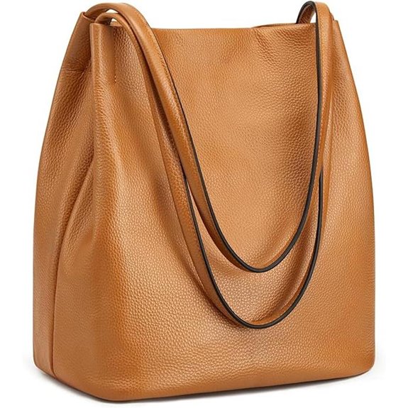 Kattee Genuine Leather Tote Shoulder Bag