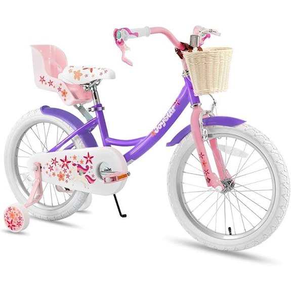 JOYSTAR Girl's Kids Bike with Training Wheels