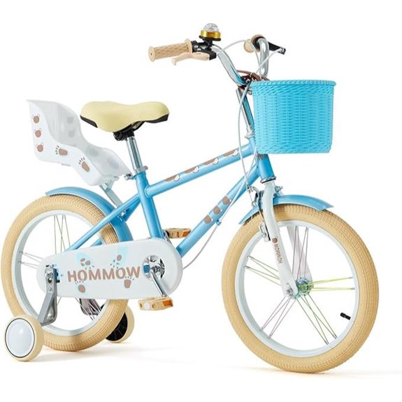 Kids Bike for Girls Boys Ages 3-12 with Training Wheels