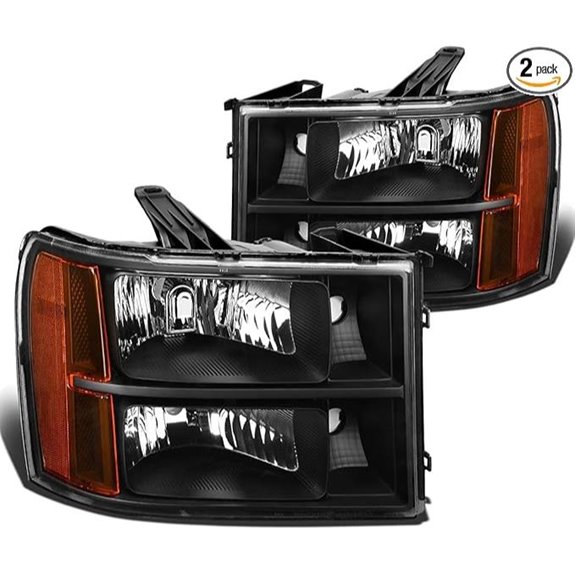 DNA MOTORING Headlight Assembly for GMC Sierra