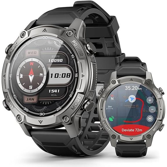 AI Smart Watch with GPS Waterproof 21-Day Battery