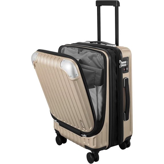 LEVEL8 Grace 20 Expandable Hardside Spinner Luggage