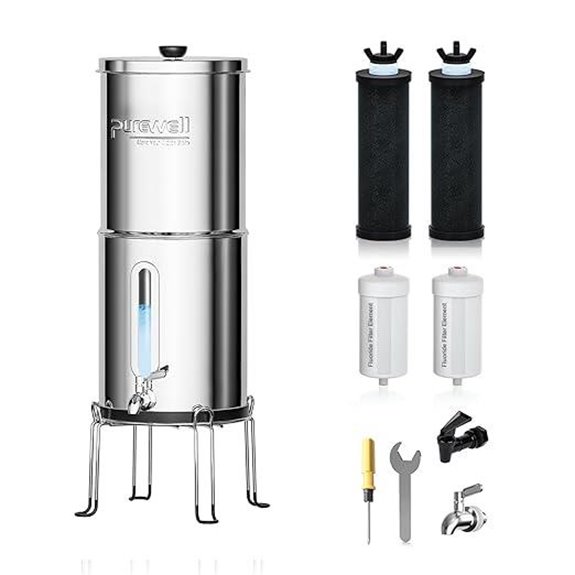 Purewell 1.5G Gravity Water Filter System (PW-MKS-CF)