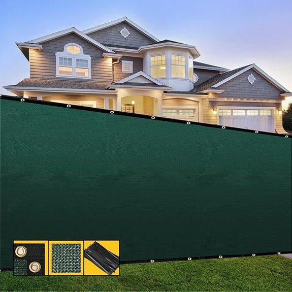 Green Fence Privacy Screen 5' x 50' Heavy Duty
