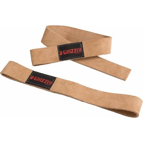 Grizzly Leather Lifting Wrist Straps (Pair 1.5