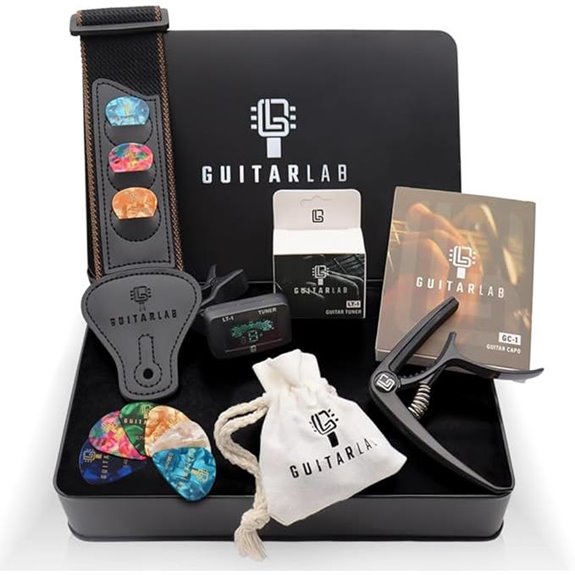 Guitar Lab Accessories Kit with Strap Tuner Picks