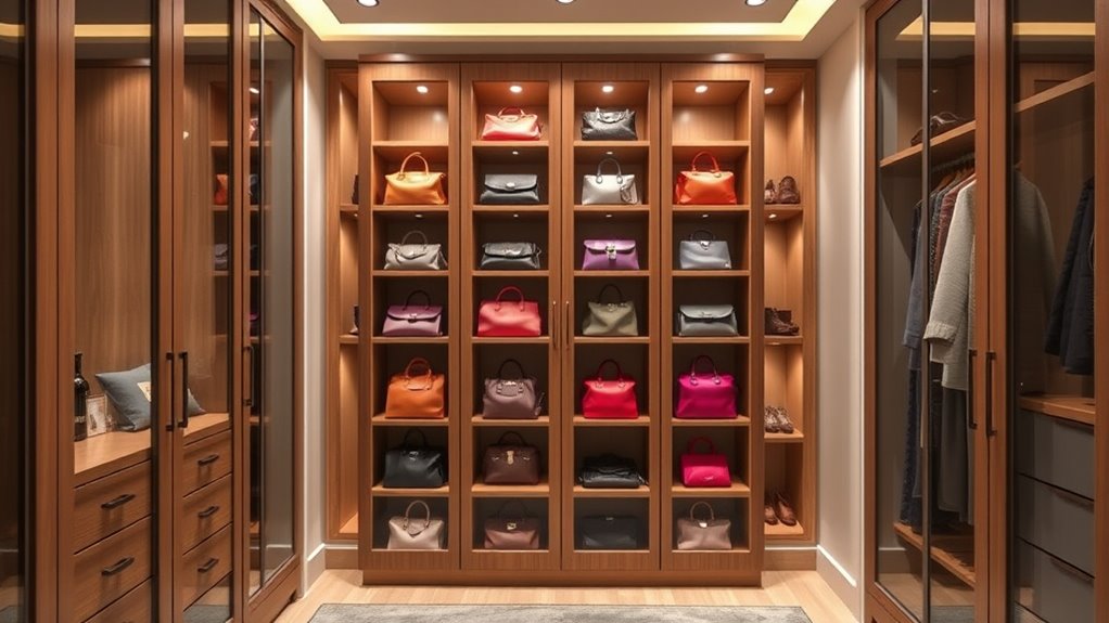 handbag cabinet selection tips