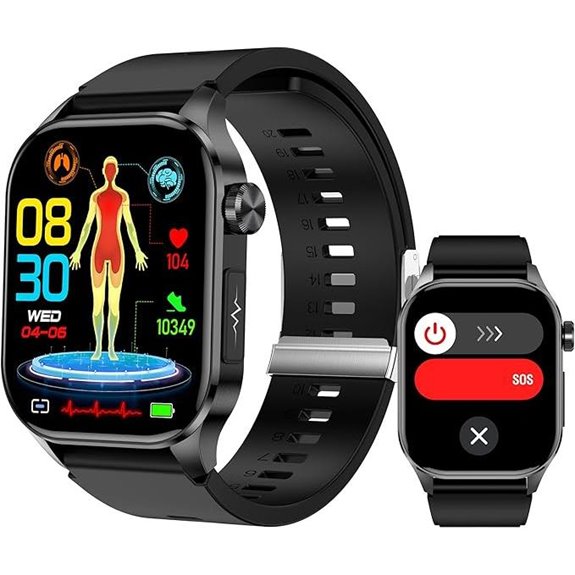 Smart Watch with Heart Rate and Health Monitoring