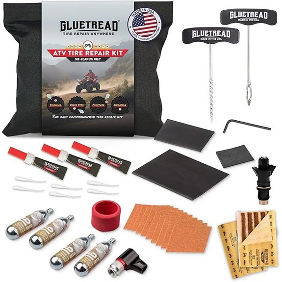 GlueTread ATV Tire Repair Kit - Heavy Duty