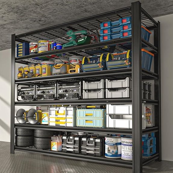 heavy duty garage shelf