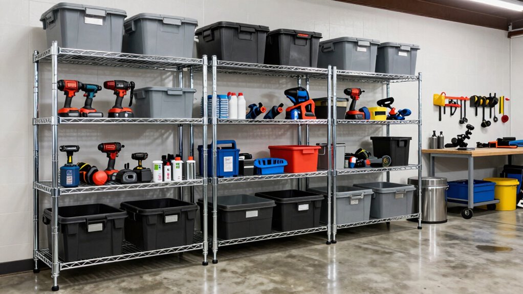 heavy duty garage shelving