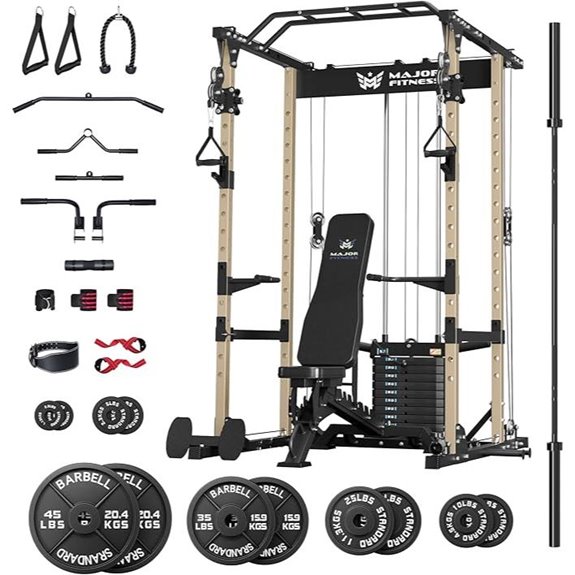 heavy duty home gym cage
