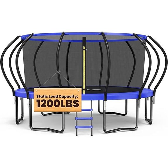 ORCC Outdoor Trampoline with 1200LBS Weight Capacity