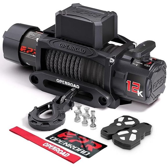 OPENROAD 12000 lbs Winch with Remote Panther Series