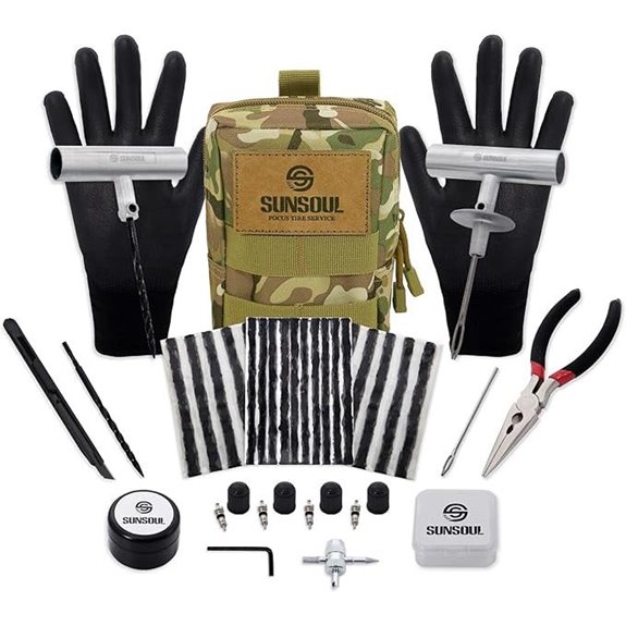 SUNSOUL Heavy Duty Tire Plug Kit (40 Pcs)