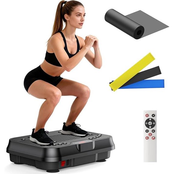 Vibration Plate Exercise Machine with 400 lbs Capacity