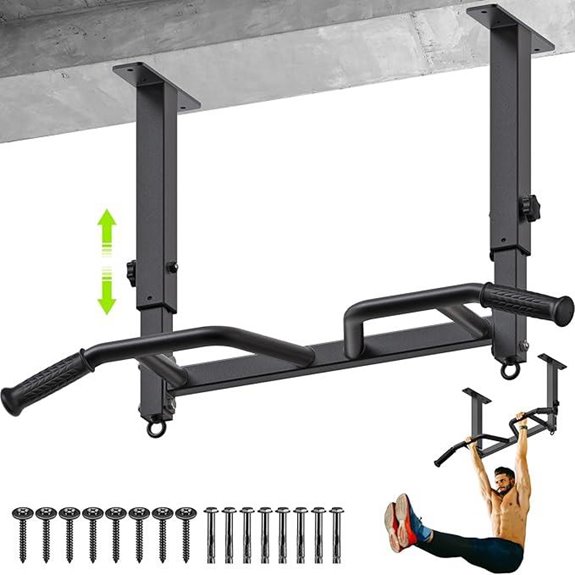 Seleware Heavy Duty Wall & Ceiling Pull-Up Bar