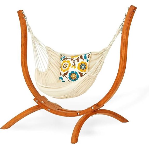 Premium Wooden Hammock Stand (500 lbs Capacity)