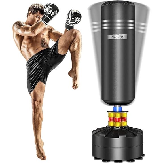 Dripex Freestanding Heavy Boxing Bag for Home Gym