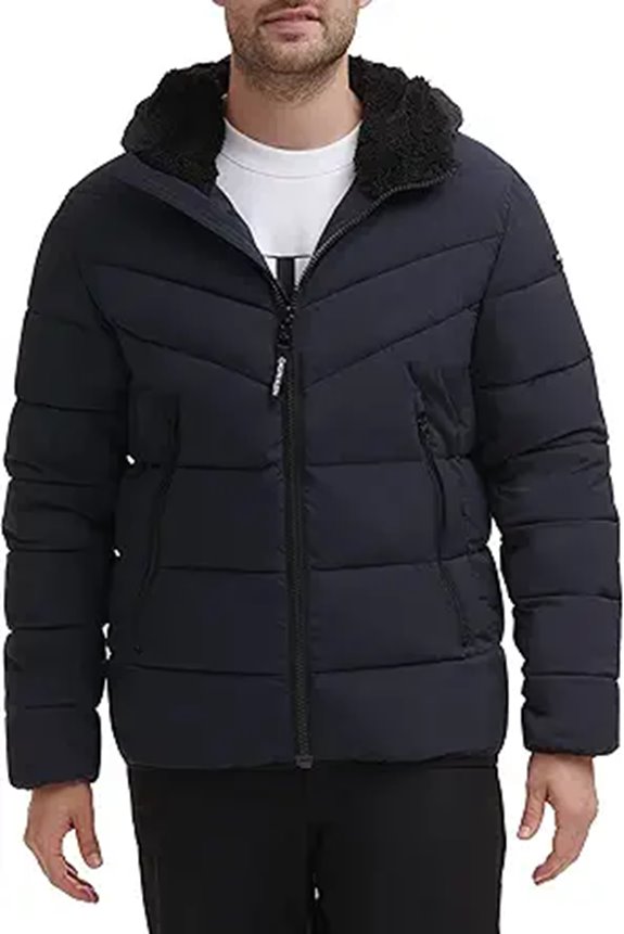 Calvin Klein mens Heavyweight Short Puffer