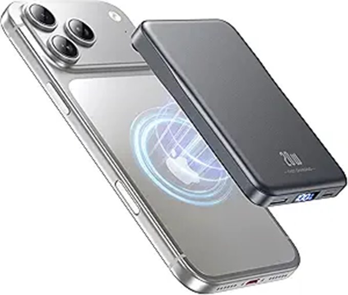 high capacity magnetic power bank