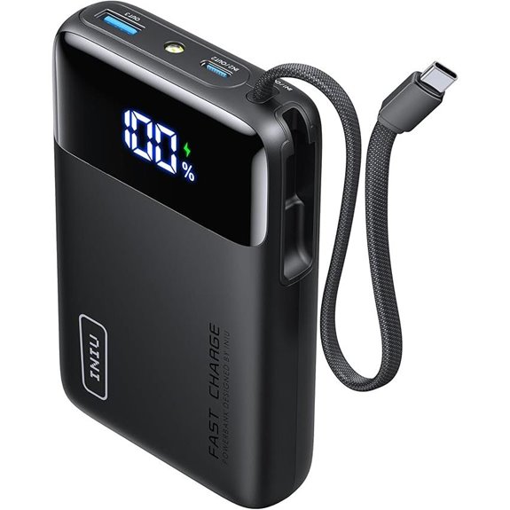 INIU 45W 20000mAh Portable Power Bank with USB-C