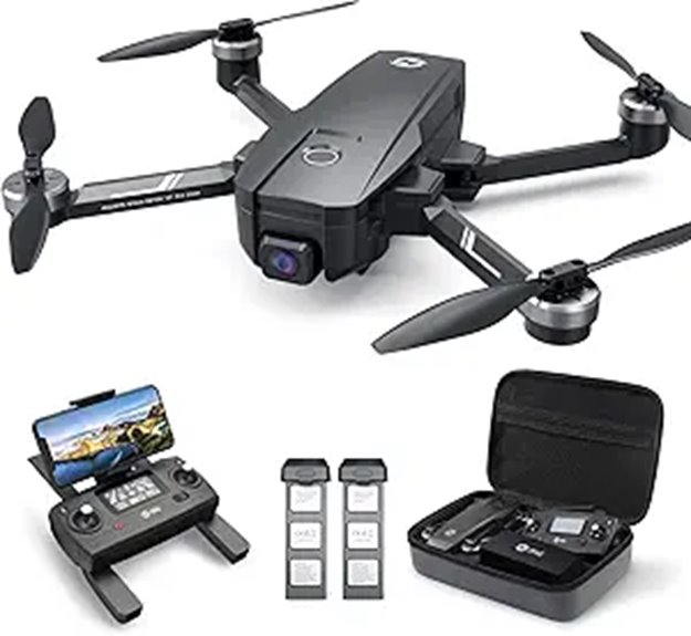 Holy Stone HS720E 4K GPS Drone with Camera and 2 Batteries