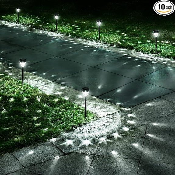 Super Bright Waterproof Solar Lights (10 Pack)