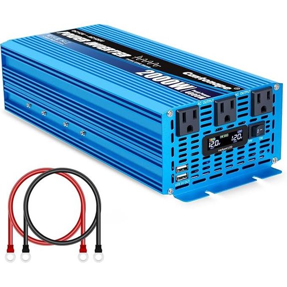 2000W Pure Sine Wave Car Power Inverter with LCD