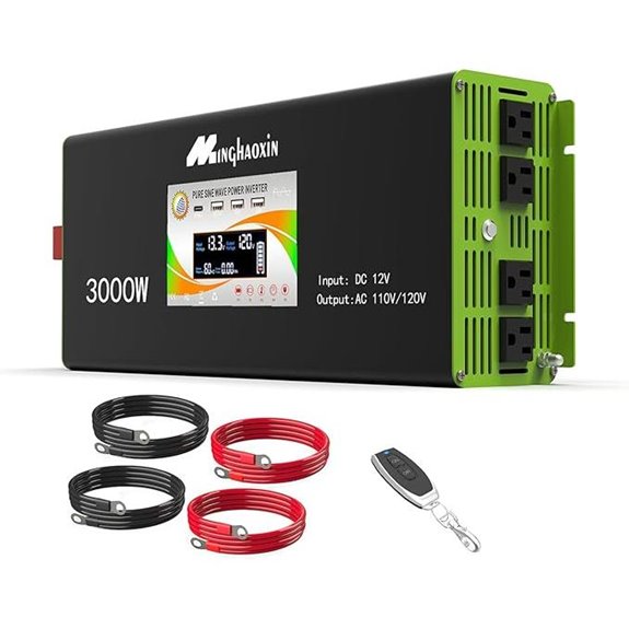 3000W Pure Sine Wave Inverter with USB & Remote