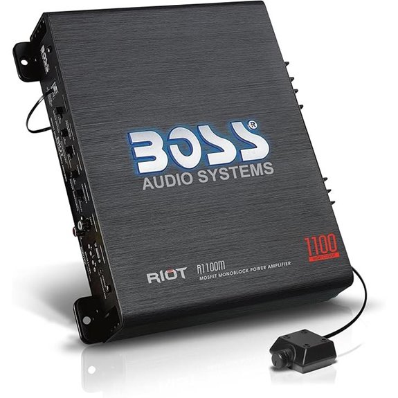 BOSS R1100M Car Amplifier 1100W Monoblock