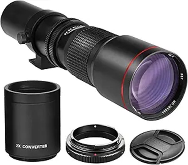 high power telephoto lens