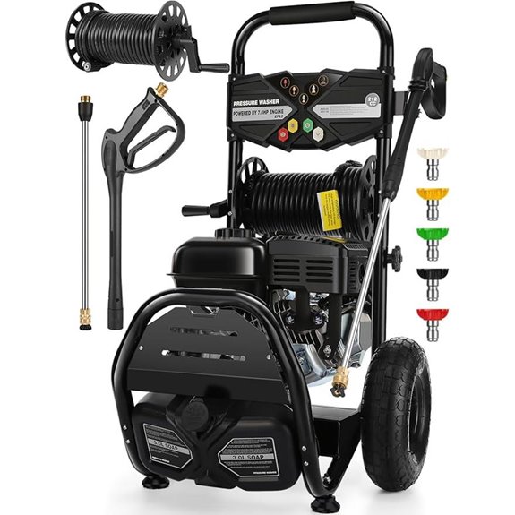 4200PSI Gas Pressure Washer with 32ft Hose