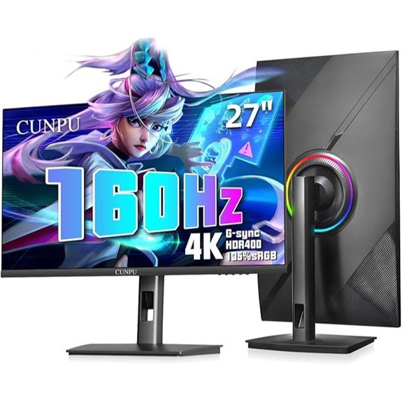 27-Inch 4K 144Hz Gaming Monitor with HDR & Adaptive Sync