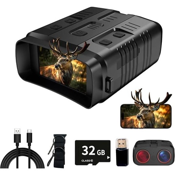 4K Night Vision Goggles with App Recording