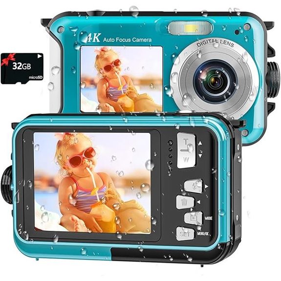high resolution waterproof dual screen