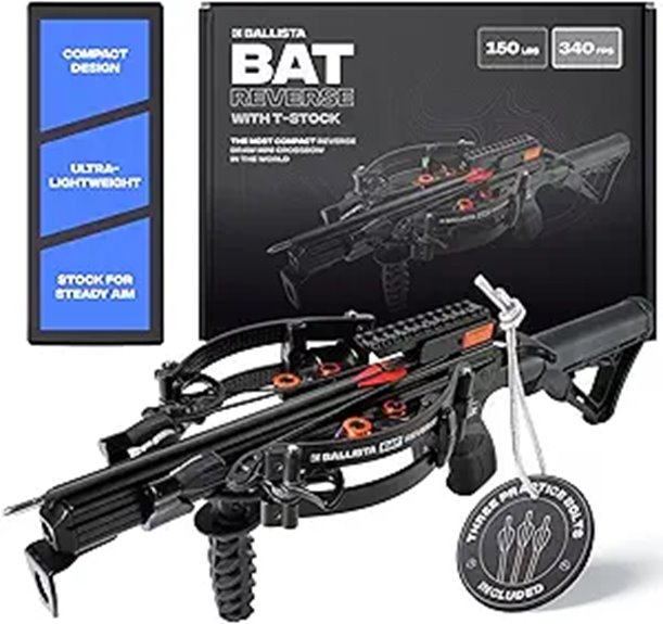 Ballista Bat Crossbow for Hunting & Target (340 fps)