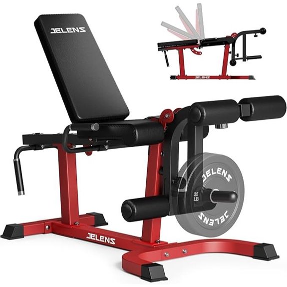J10 Leg Extension & Curl Machine for Home Gym