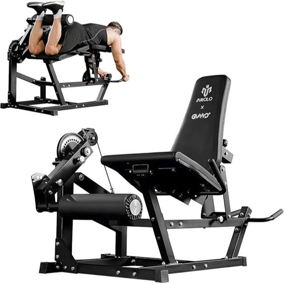 Mikolo Leg Extension & Curl Machine for Home Gym