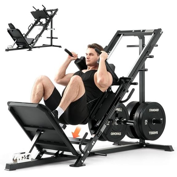 Mikolo Leg Press & Hack Squat Machine for Home
