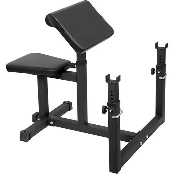 HSM Preacher Curl Weight Bench for Home Gym