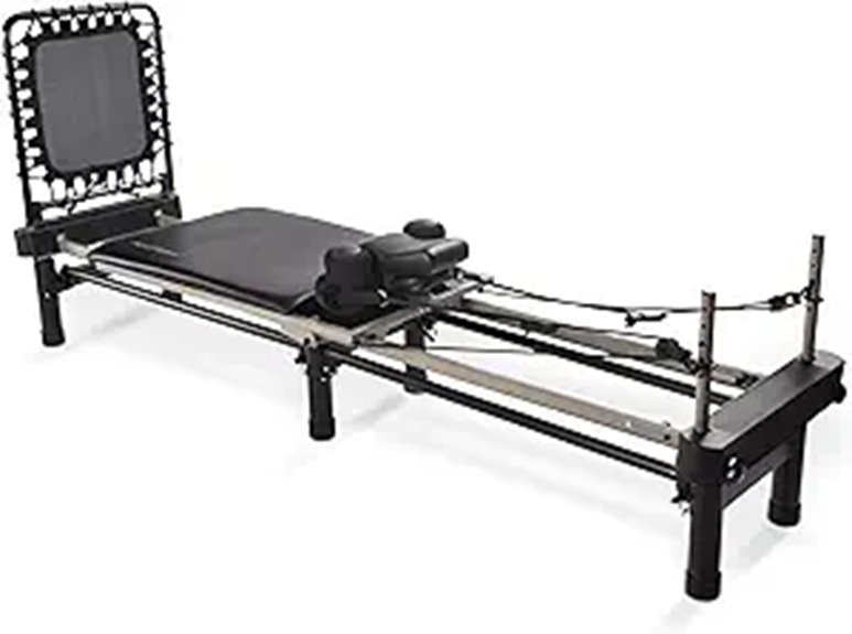 AeroPilates Reformer Home Workout Equipment Pilates Machine w/Resistance