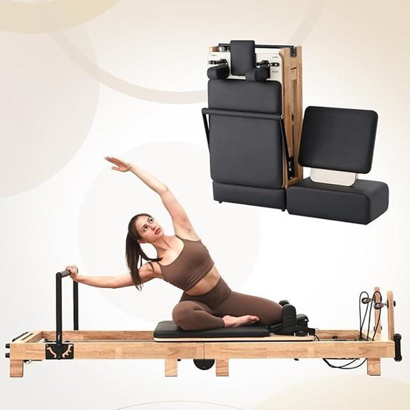Pilates Reformer with Accessories for Home and Studio