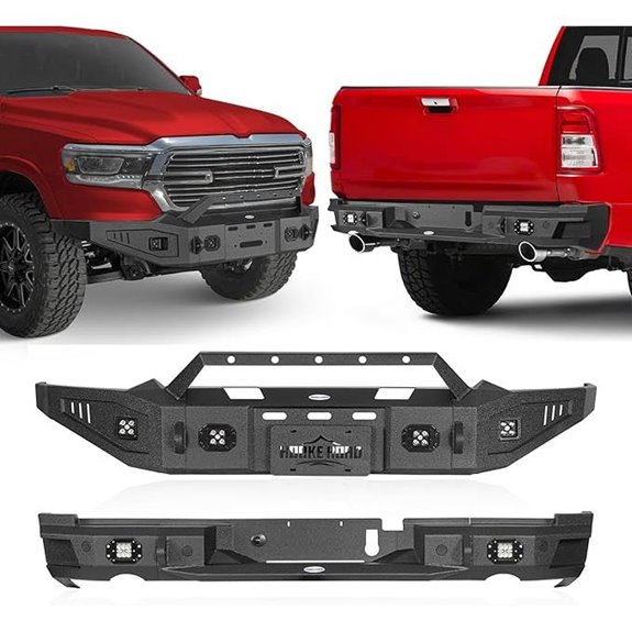 Hooke Road Ram 1500 Front and Rear Bumpers