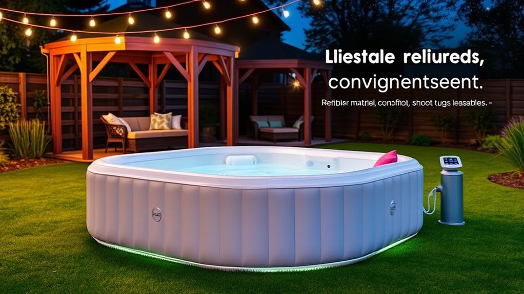 hot tub size durability efficiency
