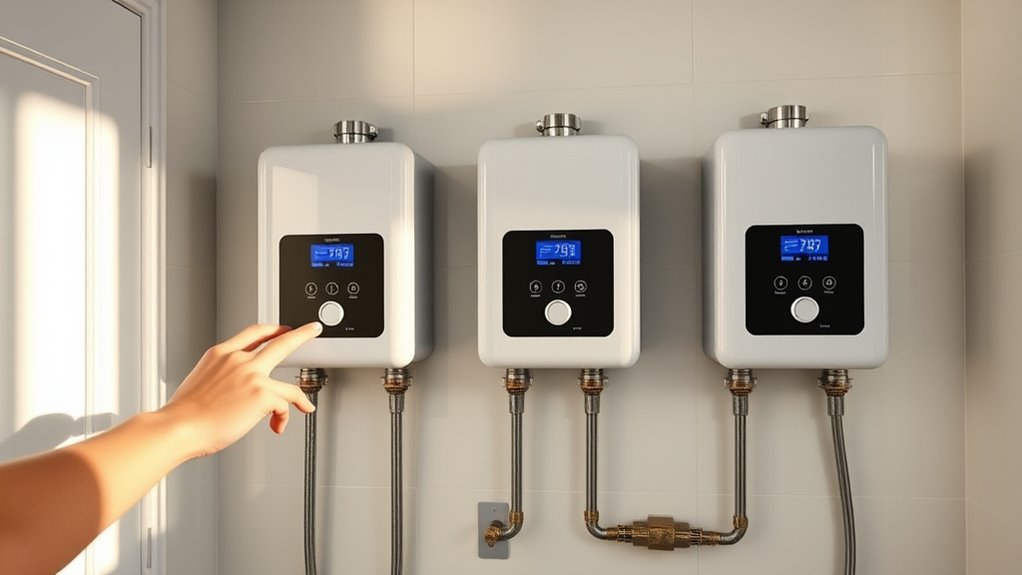 hot water efficiency space