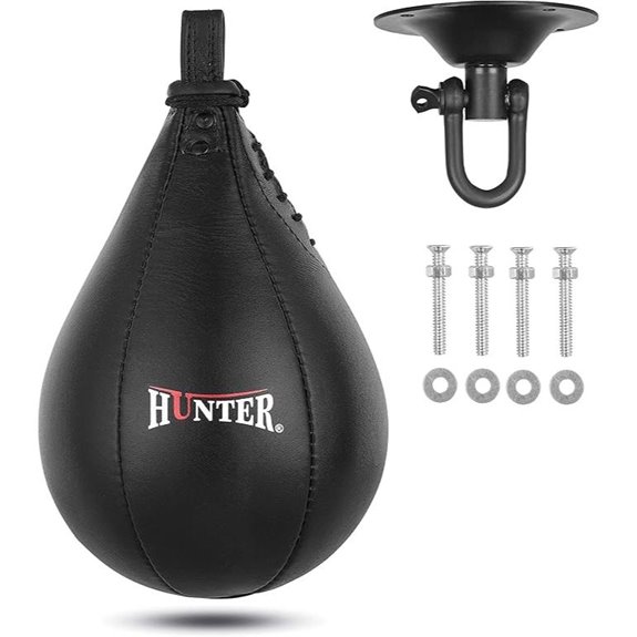 Hunter Leather Speed Bag for Boxing Training