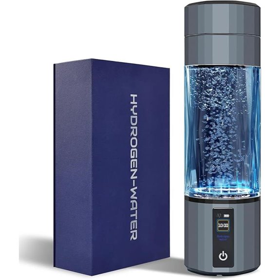 Hydrogen Water Bottle with Color Screen and Timer